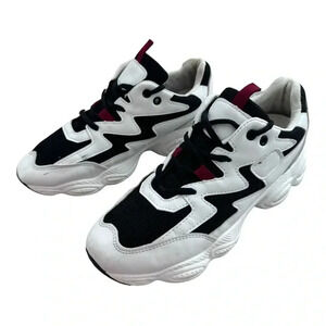 Black And White Chunky Sneaker, Women’s Size 8.5-9
